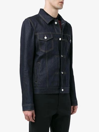 gucci raw japanese denim jacket|gucci denim jacket women.